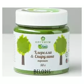 Хлорелла и спирулина порошок, 50 г