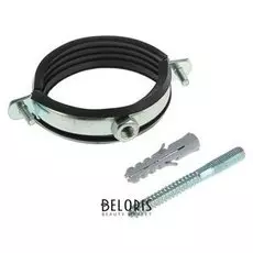 Хомут для труб с гайкой м10, 3", 87-93 мм, в комплекте: шпилька сантех. 10х100, дюбель 12х60