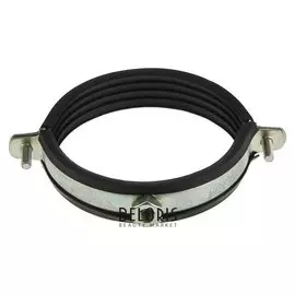 Хомут для труб с гайкой м10, 4", диаметр 110-114 мм