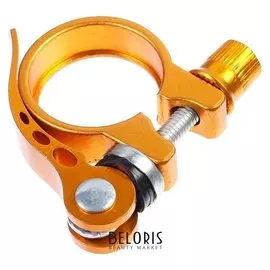 Хомут подседельный Ty-no-9077h 31,8 мм, цвет жёлтый