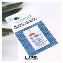 Игла для бытовых швейных машин, двойная, универсальная, №100/8