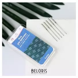 Иглы для бытовых швейных машин, №75, 5 шт