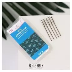 Иглы для бытовых швейных машин, универсальные, №110, 5 шт