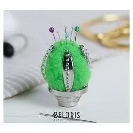 Игольница «Кактус», под серебро