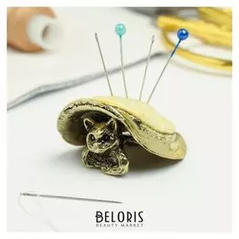 Игольница «Котёнок и шляпа», под лaтунь