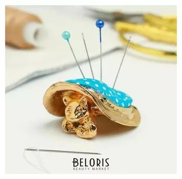 Игольница «Котёнок и шляпа», под зoлoто