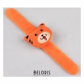 Игольница на браслете «Тигра», 23 × 6,5 см, цвет оранжевый