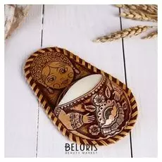 Игольница "Сударушка", 9х14 см, береста