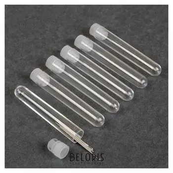 Игольницы, 6 шт, цвет прозрачный