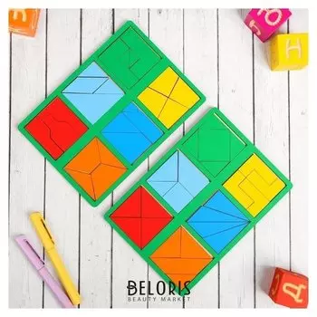 Игра 2 уровень мини "Сложи квадрат"