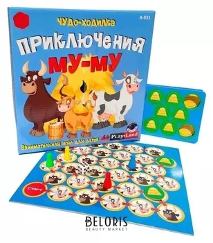 Игра-бродилка "Приключения му-му" A-831