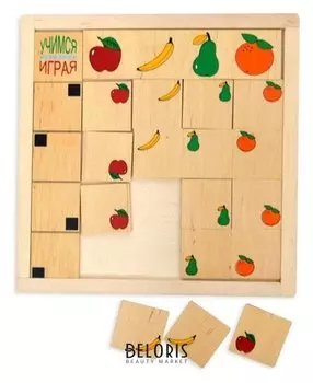 Игра детская деревянная "Найди место"