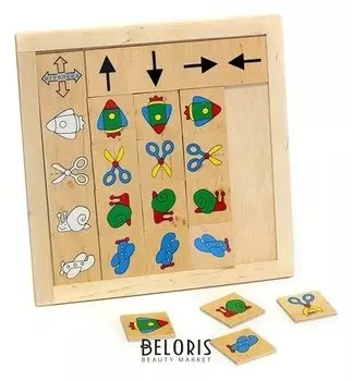 Игра детская деревянная "Укажи направление"