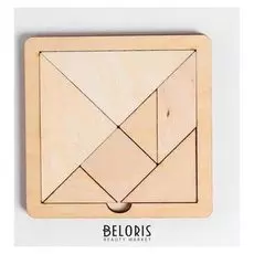 Игра головоломка деревянная «Танграм» (Мал)