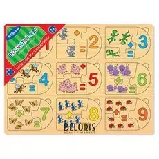 Игра из дерева "Веселая математика: Посчитай-ка"