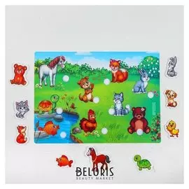 Игра на липучках Веселые липучки Мамы и малыши