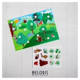 Игра на липучках Веселые липучки Родная природа