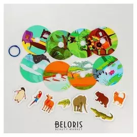 Игра на липучках Весёлые липучки Кто где живёт?