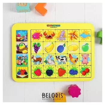 Игра настольная «Ассоциации: ягоды, животные, фрукты»