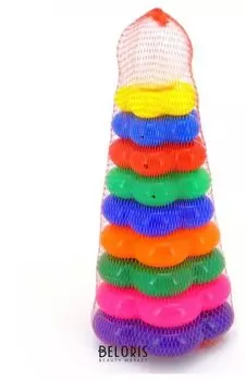 Игра пирамида "Цветочек" 30 см