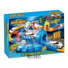 Игровой набор автотрек со световым туннелем и меняющей цвет машинкой