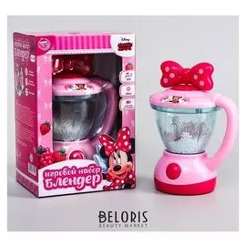Игровой набор "Блендер минни" со звуковыми и световыми эффектами, минни маус