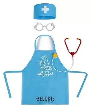 Игровой набор Доктор с фартуком и аксессуарами