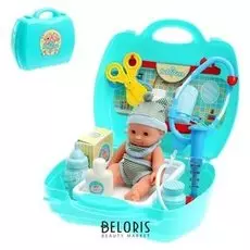 Игровой набор доктора Лечим малыша в чемодане, 20 предметов