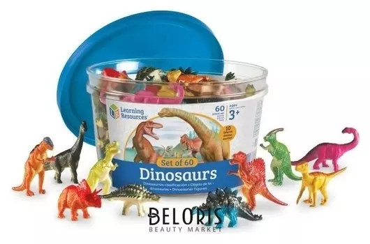 Игровой набор фигурок «Динозавры», 60 элементов