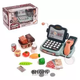 Игровой набор "Касса-калькулятор" с аксессуарами