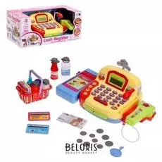 Игровой набор Касса-калькулятор с продуктами