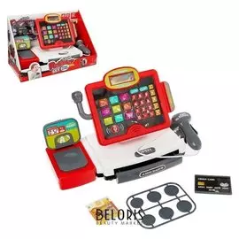 Игровой набор Касса-калькулятор, с весами и сканером