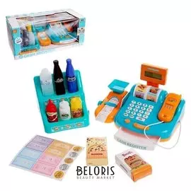 Игровой набор Касса-калькулятор, со сканером и весами
