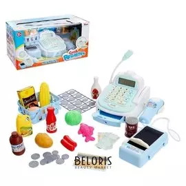 Игровой набор Касса-калькулятор, со сканером и продуктовой лентой