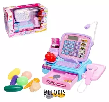 Игровой набор Касса-калькулятор, со сканером и весами