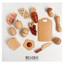 Игровой набор на липучке "Повар" 36х7х30 см