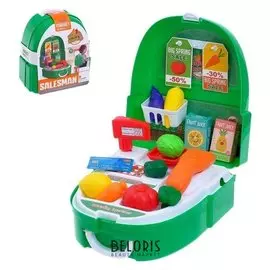Игровой набор «Овощной магазин» в чемодане