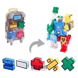 Игровой набор «Робоцифры», в чемодане знаки