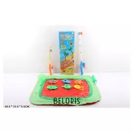 Игровой набор Рыбалка магнитная с 2 спиннингами и надувным бассейном