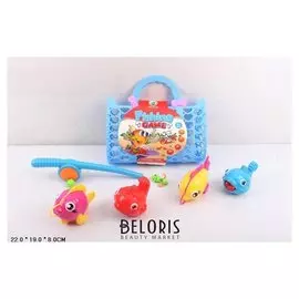 Игровой набор Рыбалка с удочкой и рыбками