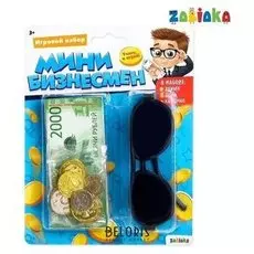 Игровой набор с деньгами и очками Мини бизнесмен
