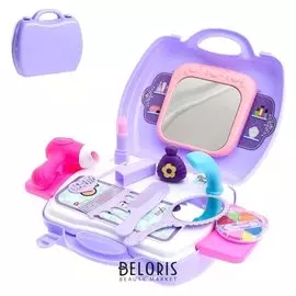 Игровой набор Салон модницы в чемодане, 19 предметов