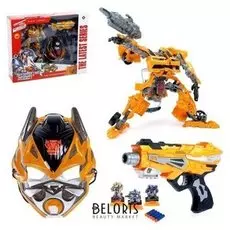 Игровой набор Шмель: бластер, маска, трансформер, мишени