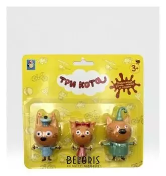 Игровой набор «Три кота. коржик, карамелька, компот»