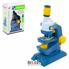 Игрушка детская микроскоп Юный исследователь стеклышки в комплекте