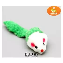 Игрушка для кошек "Малая мышь" двухцветная