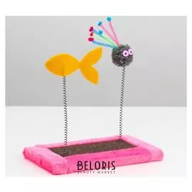 Игрушка для кошек с дразнилками "Морские обитатели", 25 х 14 х 25 см