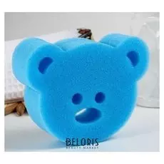 Игрушка для купания детская: губка - мочалка Мишутка