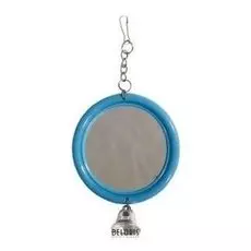 Игрушка для птиц Зеркало с колокольчиком