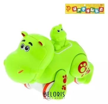 Игрушка инерционная "Весёлые звери с малышами"